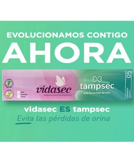 vidasec|Tampon Incontinencia Vidasec Talla Regular